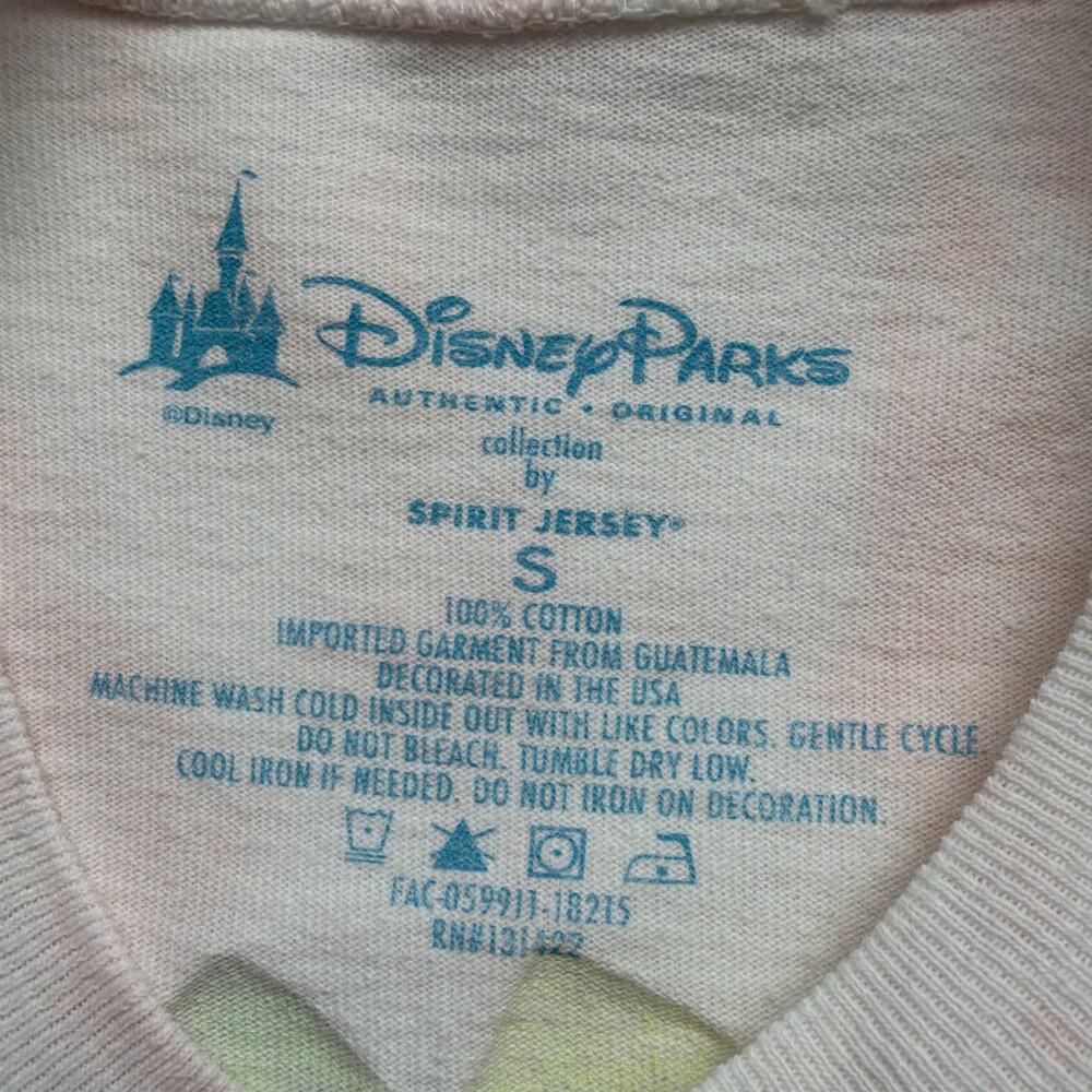 Disneyland Resort Spirit Jersey Adult Small Cream Tie Dye Disney Parks Casual - Picture 3 of 12